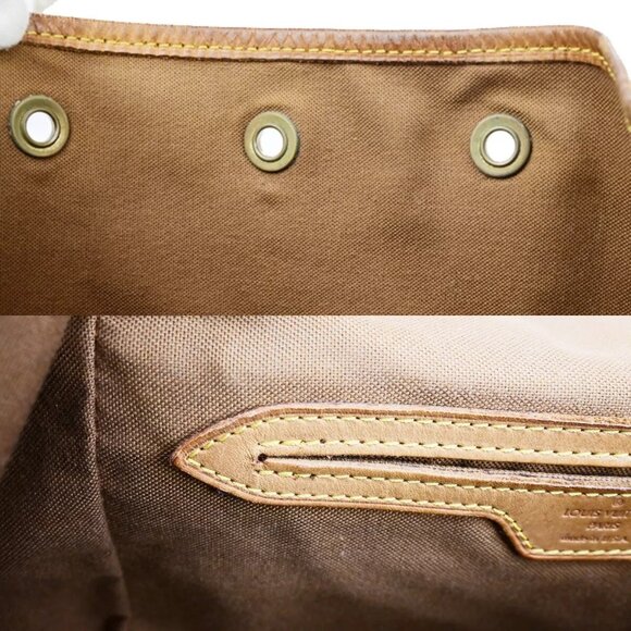 LOUIS VUITTON Montsouris GM Backpack Bag Monogram Leather Brown M51135 85YG509 main image 7